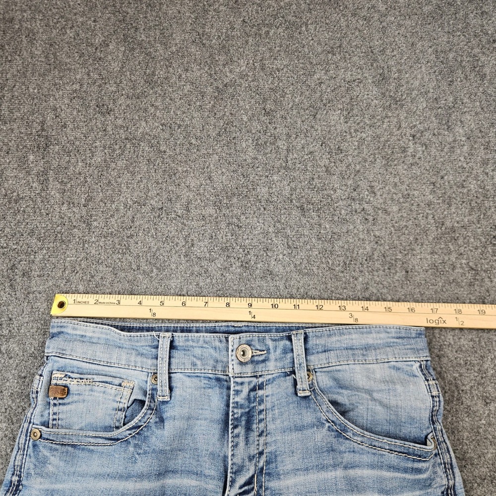 BKE Jake Straight Jeans Mens 33x30 Light Wash Blue Denim Stretch Durable Fit - Picture 5 of 12
